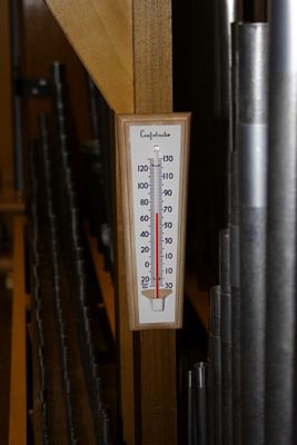 Swell thermometer
