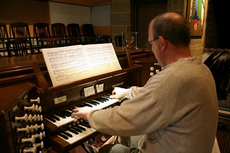 Mark Voris at console
